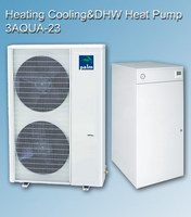 Triaqua heating+cooling+hot water multifunctional heat pump 23KW