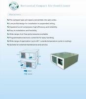 Horizontal Compact Air Handling Air Conditioner 12KW-30KW